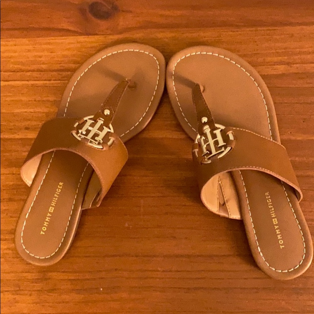 Tommy Hilfiger Tan Sandal